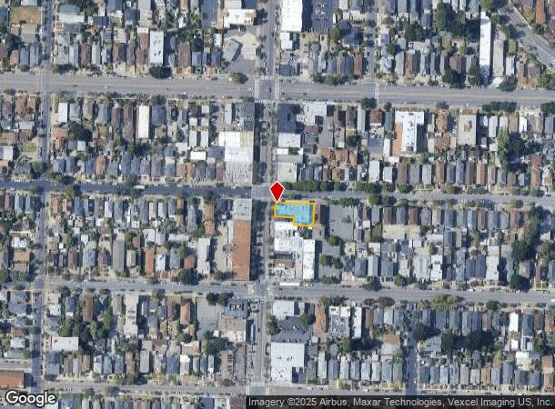  1526 Webster St, Alameda, CA Parcel Map