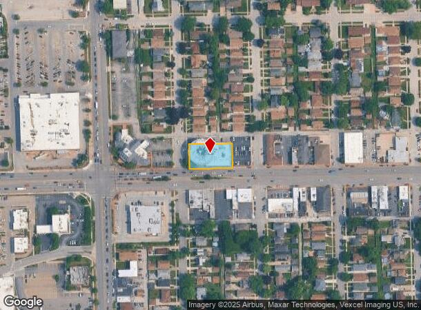  3900 W 95Th St, Evergreen Park, IL Parcel Map