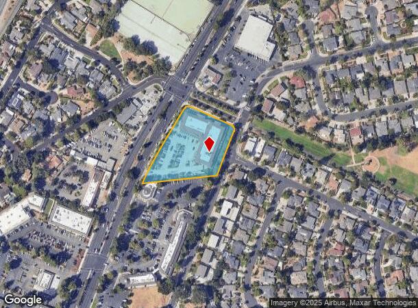  15400 Los Gatos Blvd, Los Gatos, CA Parcel Map