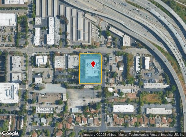 1025 Terra Bella Ave, Mountain View, CA Parcel Map
