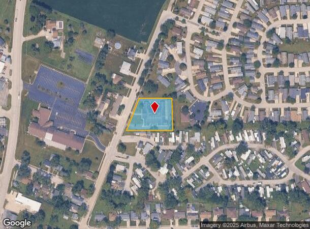 600 N Birch St, Manteno, IL Parcel Map