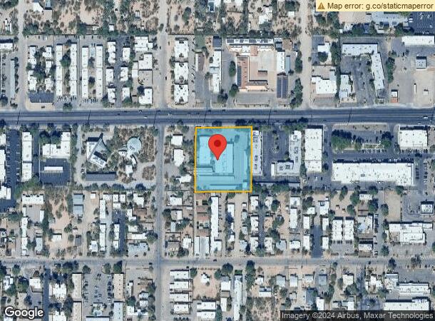  1650 E Fort Lowell Rd, Tucson, AZ Parcel Map