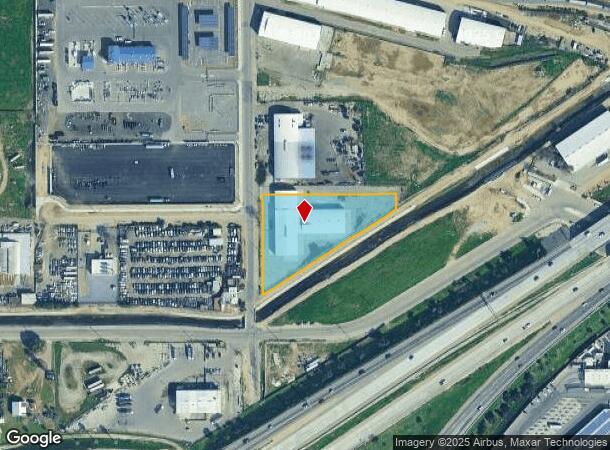  136 N Thorne Ave, Fresno, CA Parcel Map
