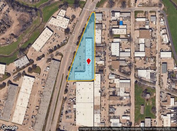  1328 Inwood Rd, Dallas, TX Parcel Map