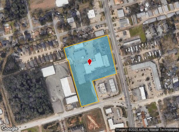  1717 N Frazier St, Conroe, TX Parcel Map