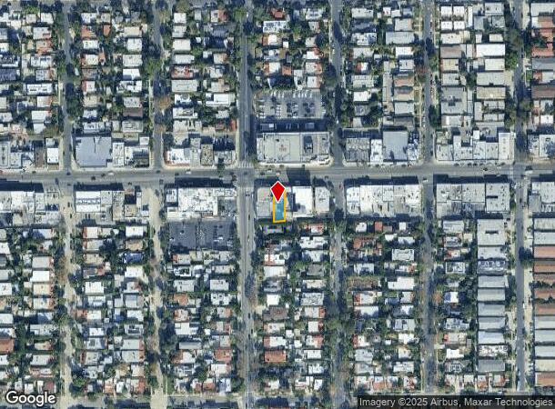  8070 Melrose Ave, Los Angeles, CA Parcel Map