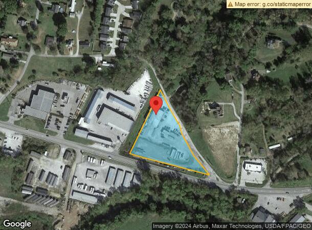  1129 Woodland Dr, Milton, WV Parcel Map