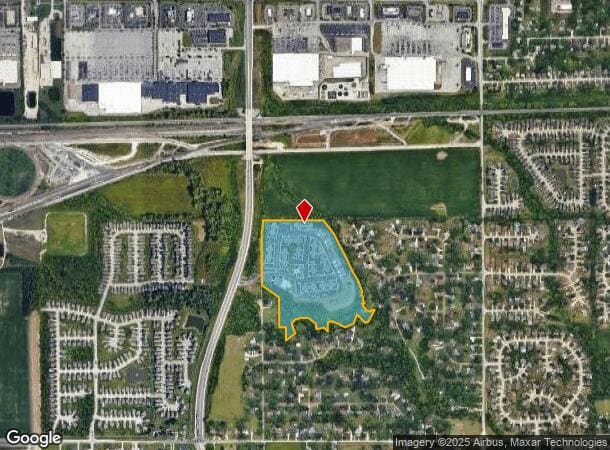 10531 Kings Row Dr, Avon, IN Parcel Map