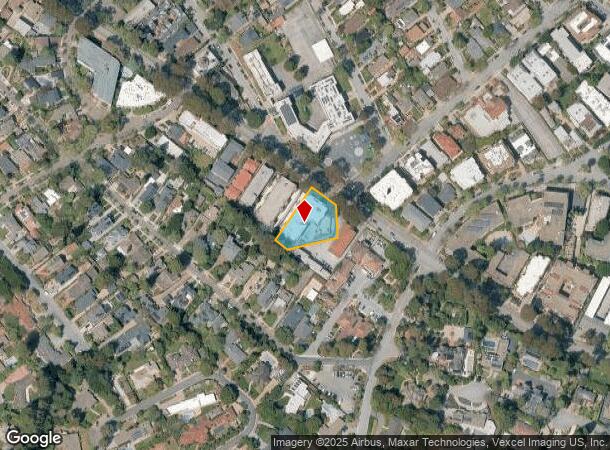 729 El Camino Real, Burlingame, CA Parcel Map