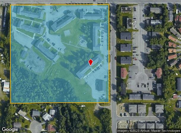 8940 Blackberry St, Anchorage, AK Parcel Map