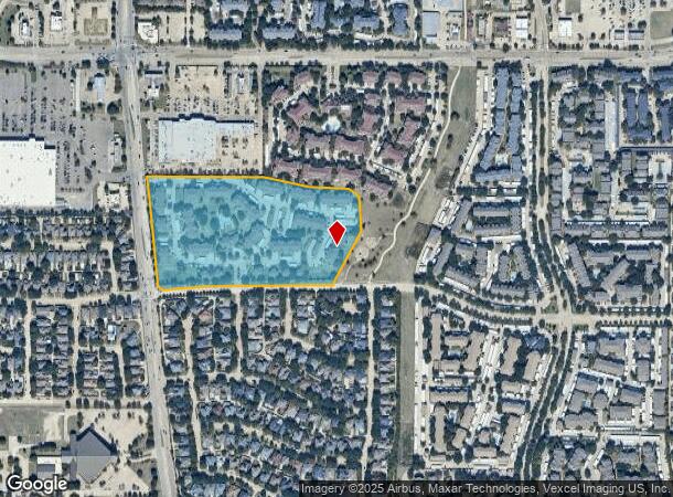  3653 Briargrove Ln, Dallas, TX Parcel Map