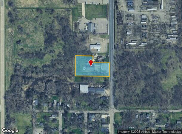  2105 N Burdick St, Kalamazoo, MI Parcel Map
