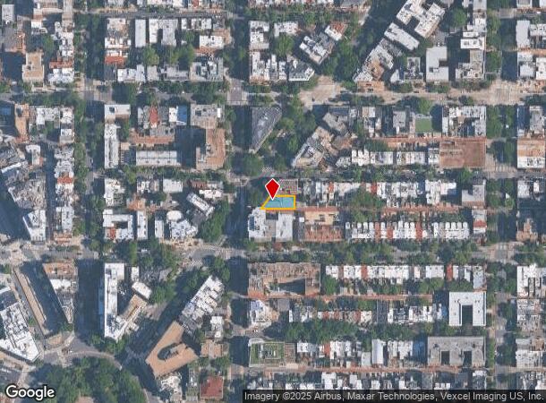  1605 New Hampshire Ave Nw, Washington, DC Parcel Map