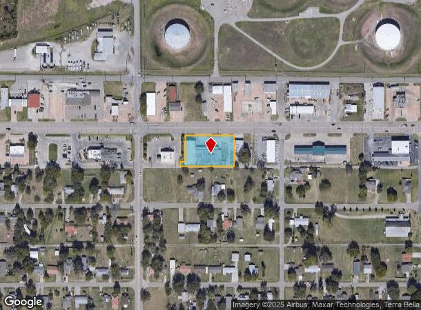 1415 E Main St, Cushing, OK Parcel Map