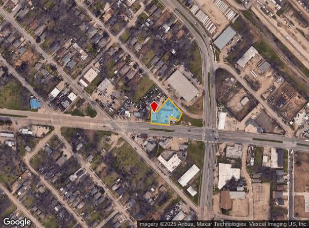 1820 S Haskell Ave, Dallas, TX Parcel Map