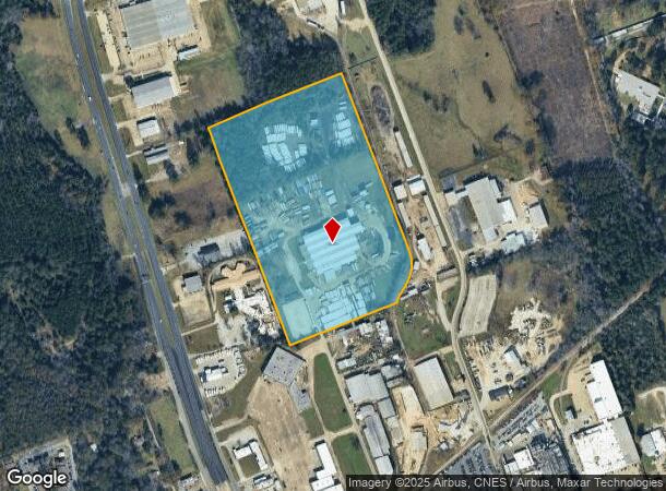 711 Industrial Blvd, Lufkin, TX Parcel Map