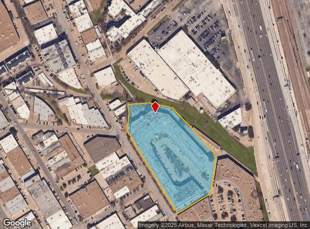  1250 Slocum St, Dallas, TX Parcel Map