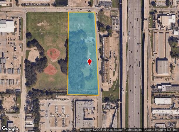  2300 Crown Rd, Dallas, TX Parcel Map
