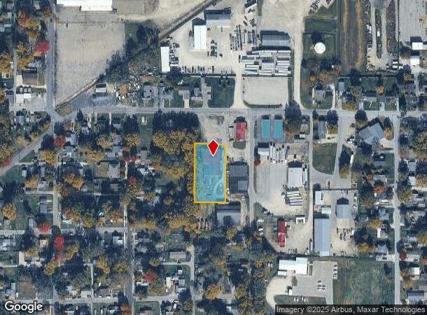 850 Overstreet St, Franklin, IN Parcel Map