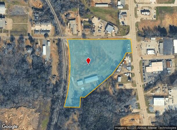  110 Warren St, Gilmer, TX Parcel Map