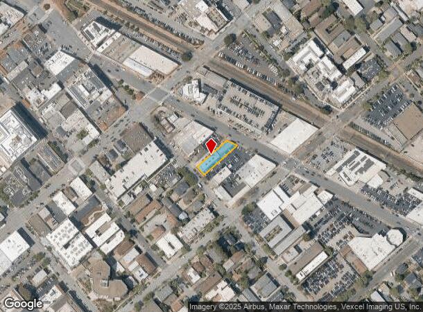 123 California Dr, Burlingame, CA Parcel Map