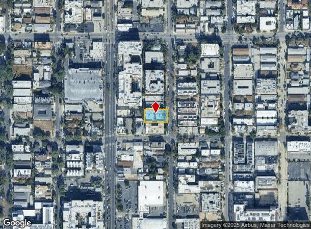  1215 N Sycamore Ave, Los Angeles, CA Parcel Map