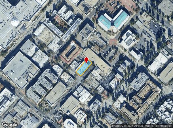  200 N Golden Mall, Burbank, CA Parcel Map