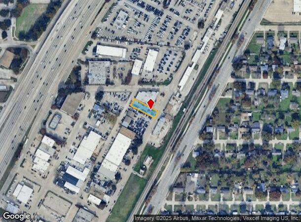  529 N Interurban St, Richardson, TX Parcel Map