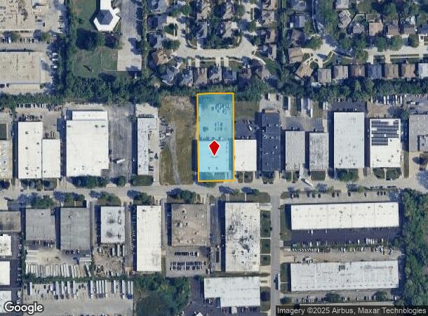 1020 W National Ave, Addison, IL Parcel Map