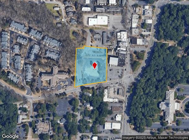  37 Mimosa Blvd, Roswell, GA Parcel Map