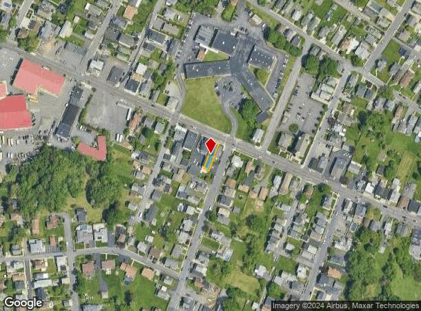  458 E Drinker St, Dunmore, PA Parcel Map