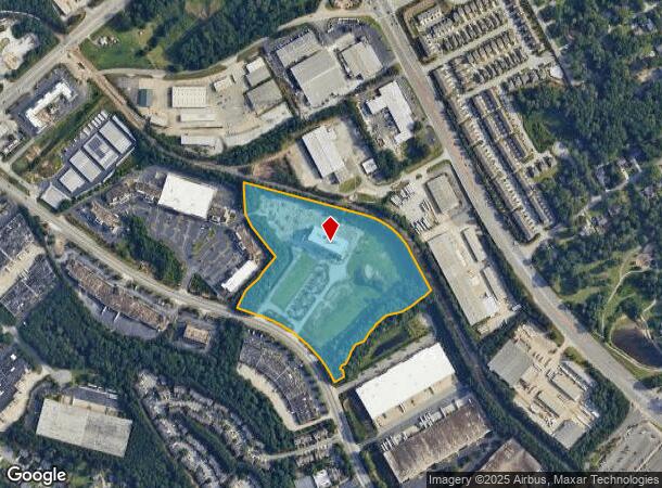 2641 N Berkeley Lake Rd Nw, Duluth, GA Parcel Map