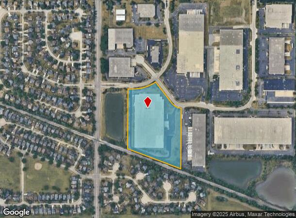  4175 Chandler Dr, Hanover Park, IL Parcel Map