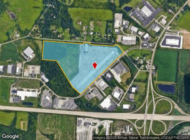  8051 Center Point 70 Blvd, Dayton, OH Parcel Map