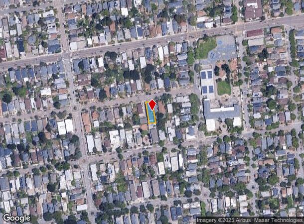 1632 Tyler St, Berkeley, CA Parcel Map