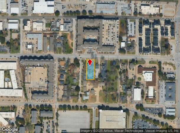 808 W Abram St, Arlington, TX Parcel Map