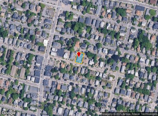  17 Robbins Pl, Waltham, MA Parcel Map