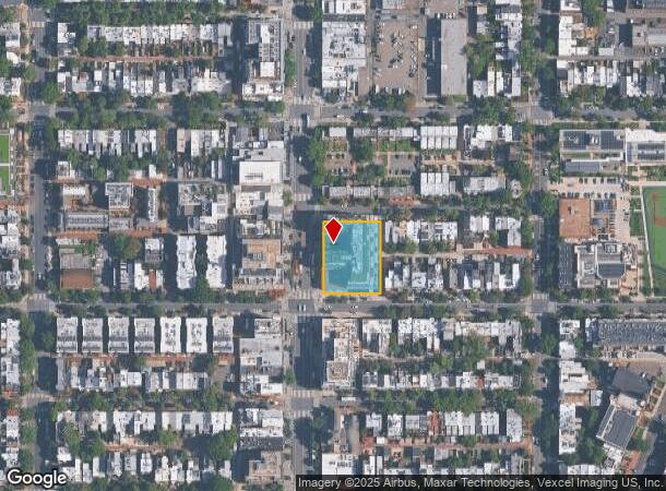  1711 14Th St Nw, Washington, DC Parcel Map