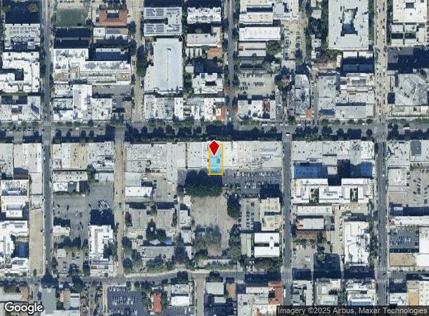  6608 Hollywood Blvd, Los Angeles, CA Parcel Map