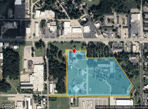 1111 W Bristol St, Elkhart, IN Parcel Map