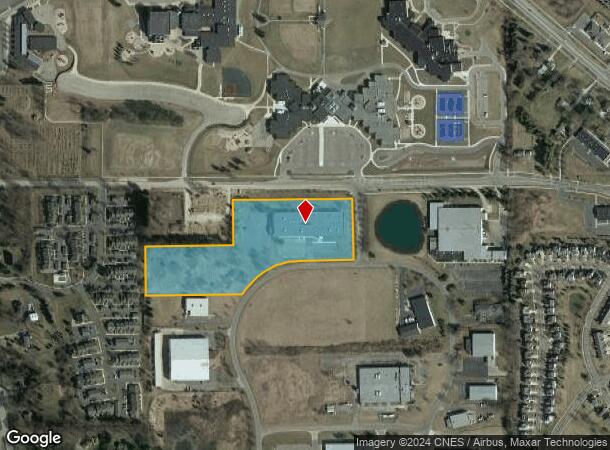  2555 Bishop Cir W, Dexter, MI Parcel Map