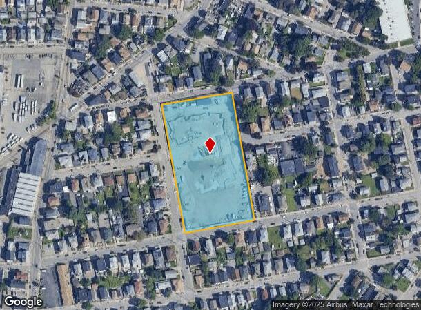 50 Whitman St, Pawtucket, RI Parcel Map