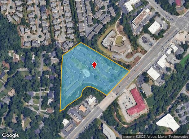 2822 Buford Hwy Ne, Brookhaven, GA Parcel Map