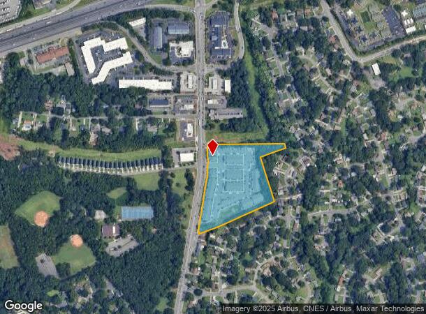  1024 W Sugar Creek Rd, Charlotte, NC Parcel Map