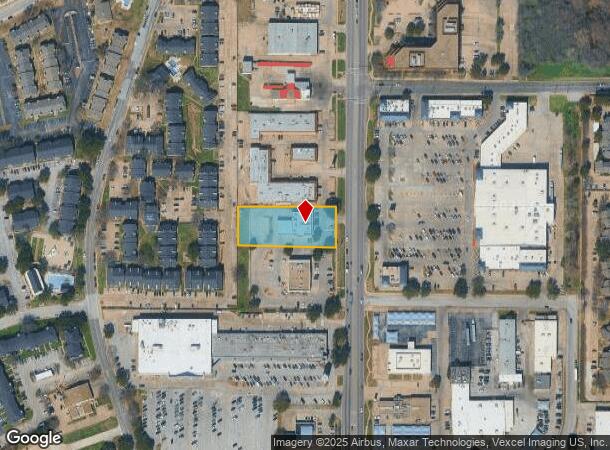  2102 N Collins St, Arlington, TX Parcel Map