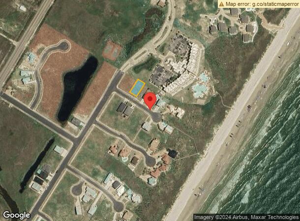  126 Sea Bird Ln, Port Aransas, TX Parcel Map