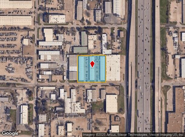 2347 Merrell Rd, Dallas, TX Parcel Map