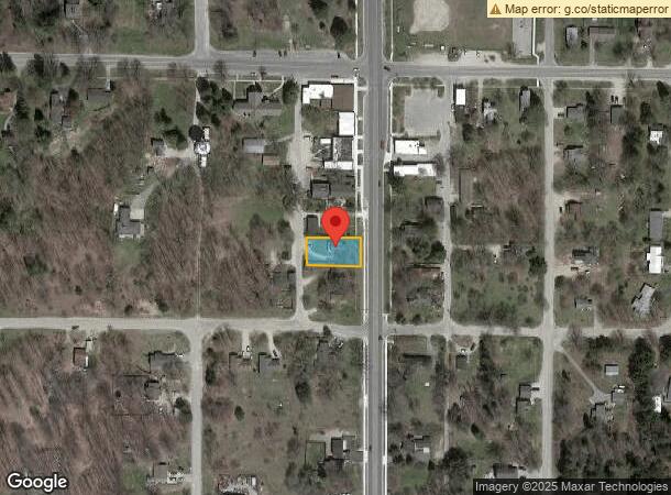  1084 Michigan Ave, Benzonia, MI Parcel Map