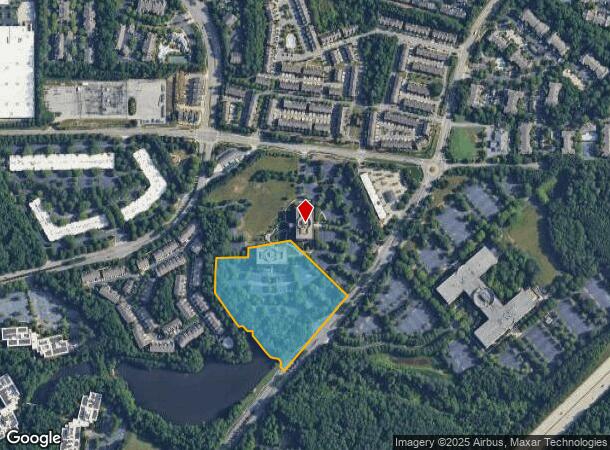 13010 Morris Rd, Alpharetta, GA Parcel Map