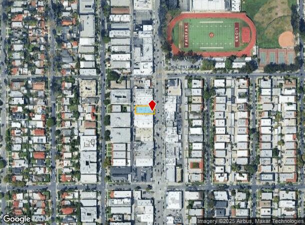  449 N Fairfax Ave, Los Angeles, CA Parcel Map